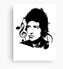 Bob Dylan - Stylized Canvas Print
