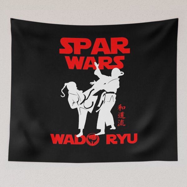 Item preview, Wado Ryu Karate Kumite Spar Wars - Martial Arts Fashion Design designed and sold by Zanshin-Art.
