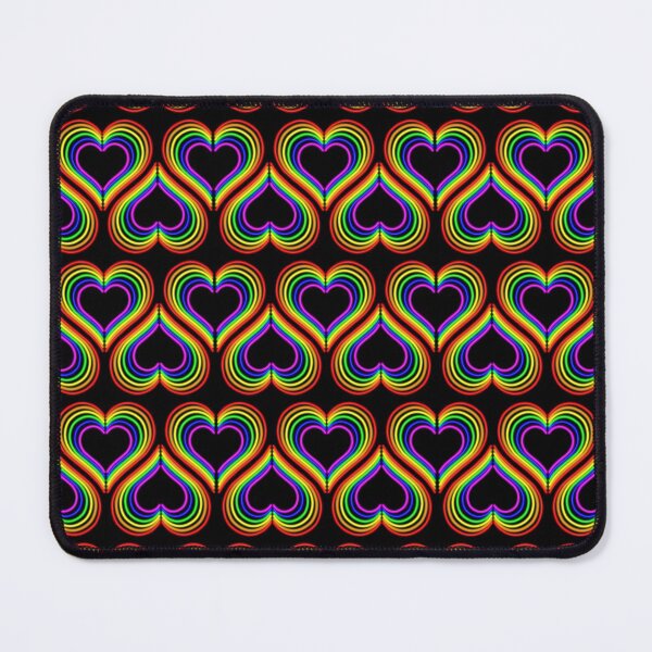 Item preview, Neon Rainbow Hearts designed and sold by SpectreSparkC.