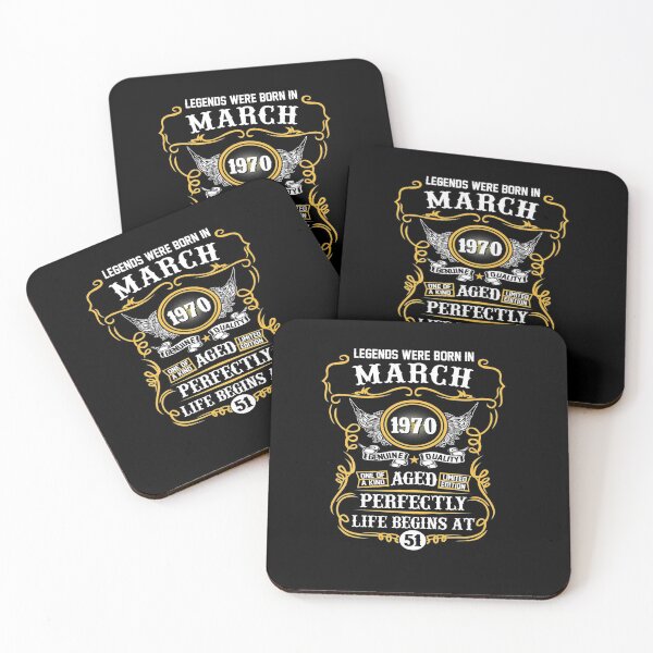 Item preview,  Legends Were Born In March 1970 51st Birthday  designed and sold by BruceSpears.