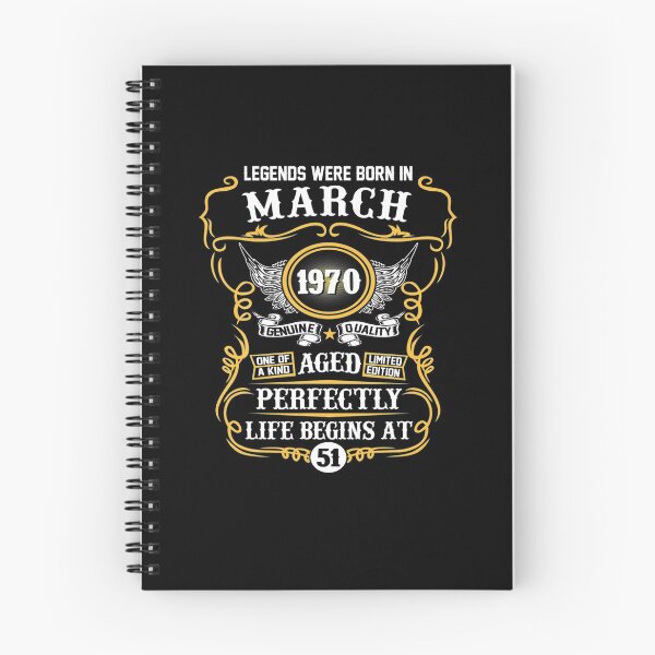 Item preview,  Legends Were Born In March 1970 51st Birthday  designed and sold by BruceSpears.