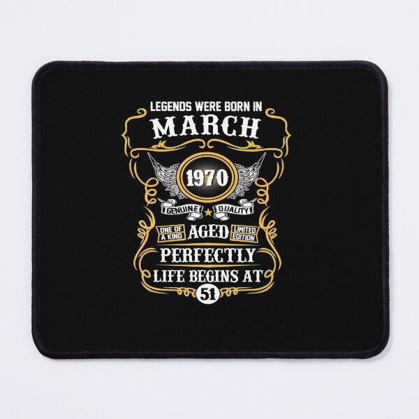 Item preview,  Legends Were Born In March 1970 51st Birthday  designed and sold by BruceSpears.