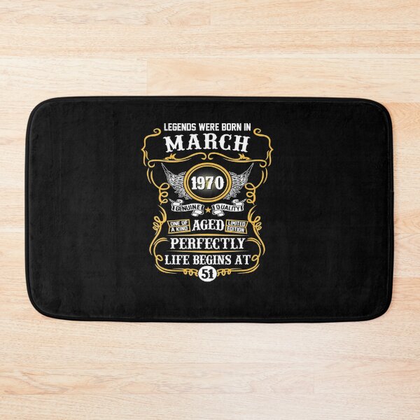 Item preview,  Legends Were Born In March 1970 51st Birthday  designed and sold by BruceSpears.