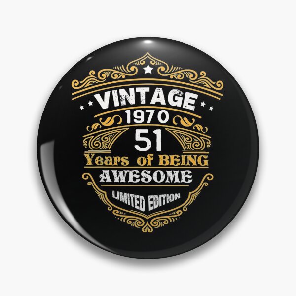 Item preview, Born in 1970 Gift Shirt 51 Years Of Being Awesome Birthday  designed and sold by BruceSpears.
