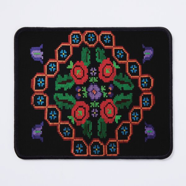 Item preview, Ukrainian Bohemian Roses Pattern designed and sold by patternme.