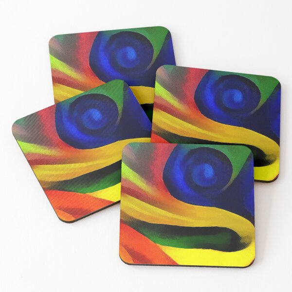 Item preview, Patrón abstracto con amarillo, azul y verde designed and sold by IsseltH.