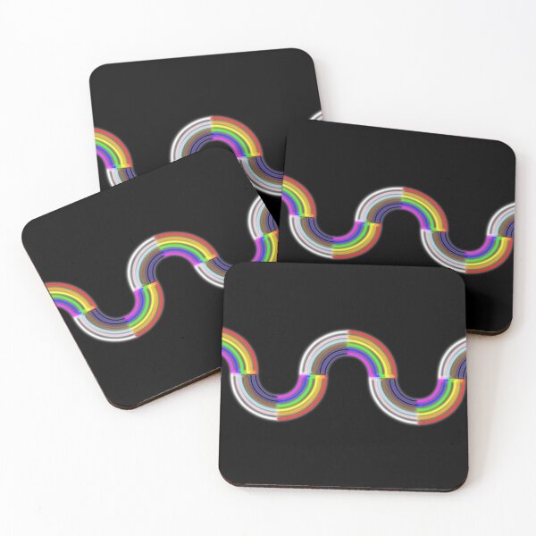 Item preview, Progress Pride Neon Light Rainbow 1 designed and sold by SpectreSparkC.