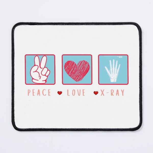 Item preview, Peace Love X-Ray Radiology Shirt designed and sold by bonus24.