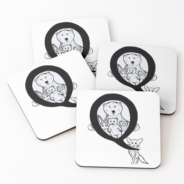 Item preview, Letter Q T-ShirtLetter Q with White Animals designed and sold by LaganSmith.