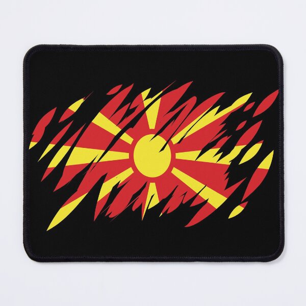 Item preview, Ripped Macedonia Flag designed and sold by TwistedEarth.