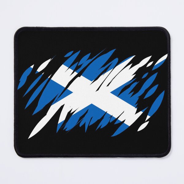Item preview, Ripped Scotland Flag designed and sold by TwistedEarth.