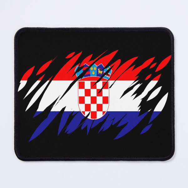 Item preview, Ripped Croatia Flag designed and sold by TwistedEarth.