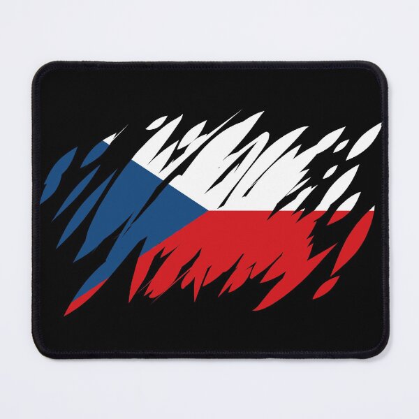Item preview, Ripped Czech Republic Flag designed and sold by TwistedEarth.