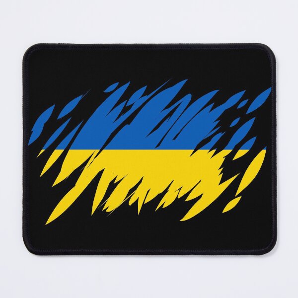 Item preview, Ripped Ukraine Flag designed and sold by TwistedEarth.
