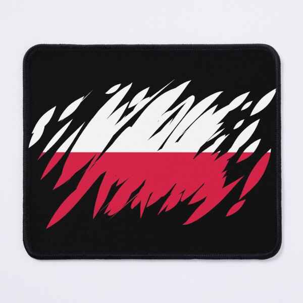 Item preview, Ripped Poland Flag designed and sold by TwistedEarth.
