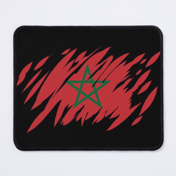 Item preview, Ripped Morocco Flag designed and sold by TwistedEarth.