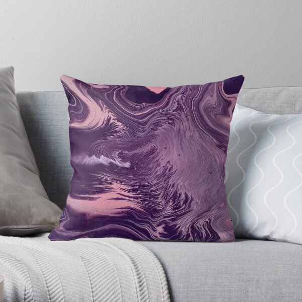 Satin Mirage Throw Pillow