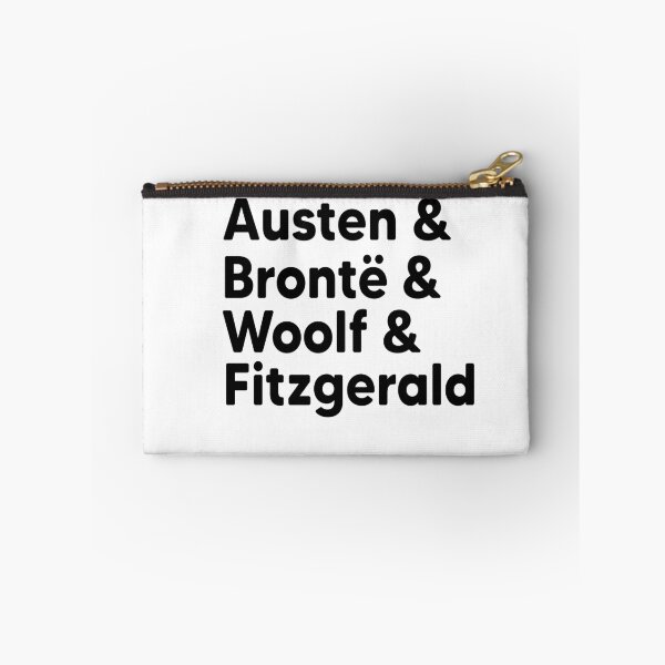 Item preview, Classic Literature Authors - Black Helvetica (Austen and Bronte and Woolf and Fitzgerald) designed and sold by Heddar Badreddine.