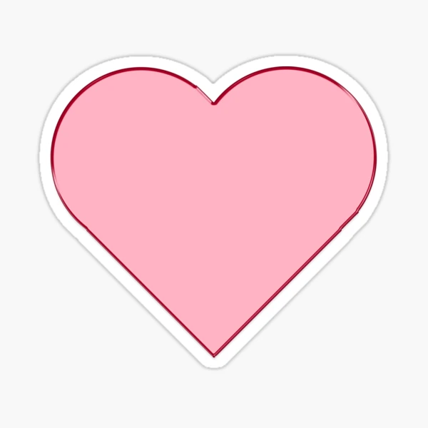 Pink spray paint hearts Sticker for Sale by claudiaizabella
