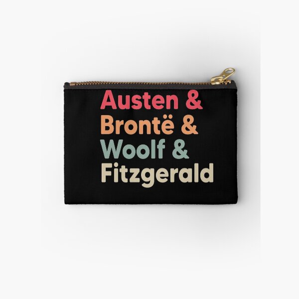 Item preview, Classic Literature Authors - Black Helvetica (Austen and Bronte and Woolf and Fitzgerald) designed and sold by Heddar Badreddine.