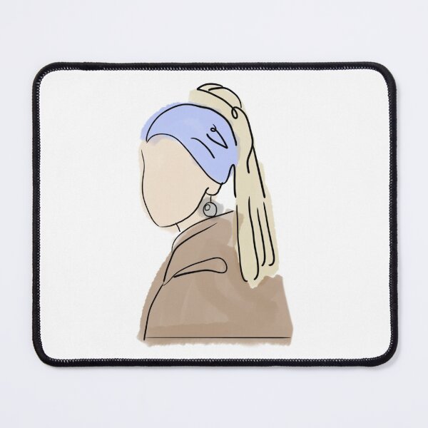 Item preview, Girl with a pearl earring illustration designed and sold by AlbaJmJ.
