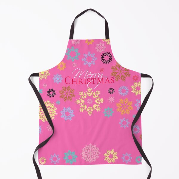 Item preview, Merry Christmas Hot Pink Multicolored Snowflakes Idea designed and sold by Ross-Sergey.