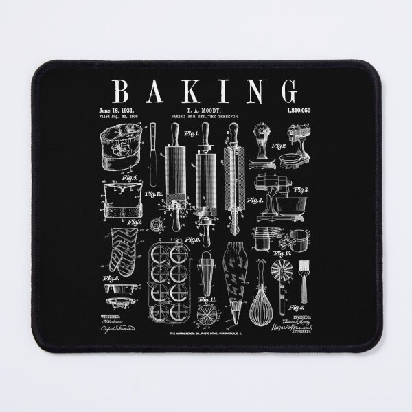 Item preview, Baking Cooking Baker Pastry Chef Kitchen Vintage Patent designed and sold by GrandeDuc.