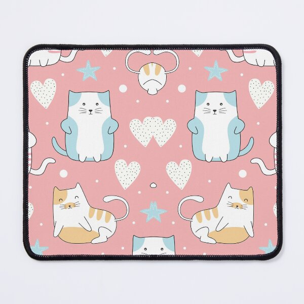 Item preview, Cute Colorful Kawaii Cats Funny With Pink Background Socks Gift Idea designed and sold by NOorYES.