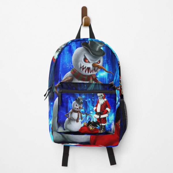 Item preview, Dark christmas time with creepy Santa Claus and snowman designed and sold by nicky2342.