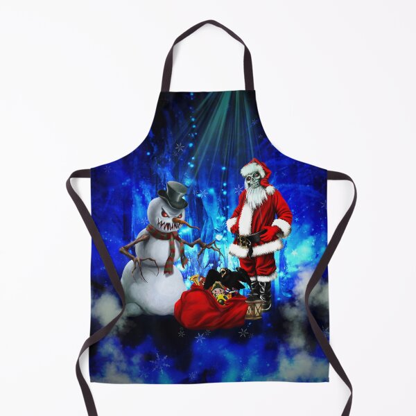 Item preview, Dark christmas time with creepy Santa Claus and snowman designed and sold by nicky2342.