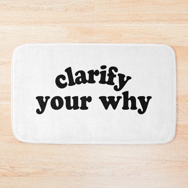 Item preview, Clarify Your Why designed and sold by Cotton Jam.