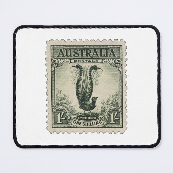 Australia Lyre Bird Vintage Postage Stamp | Cap