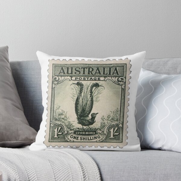 Item preview, Australia Lyre Bird Vintage Postage Stamp designed and sold by red-amber65.