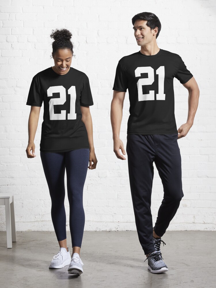 21 American Football Classic Vintage Sport Jersey Number in black