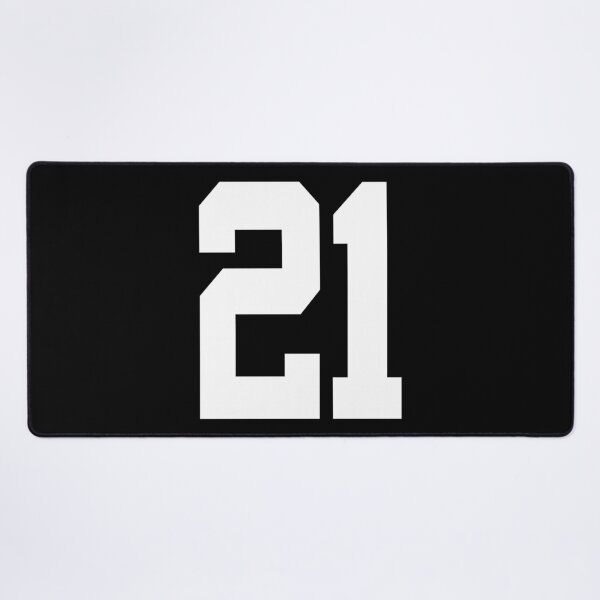 21,Classic Vintage Sport Jersey Number, Uniform numbers in black as fat  fonts, number. For American football, baseball or basketball and ice  Hockey. Stock Illustration