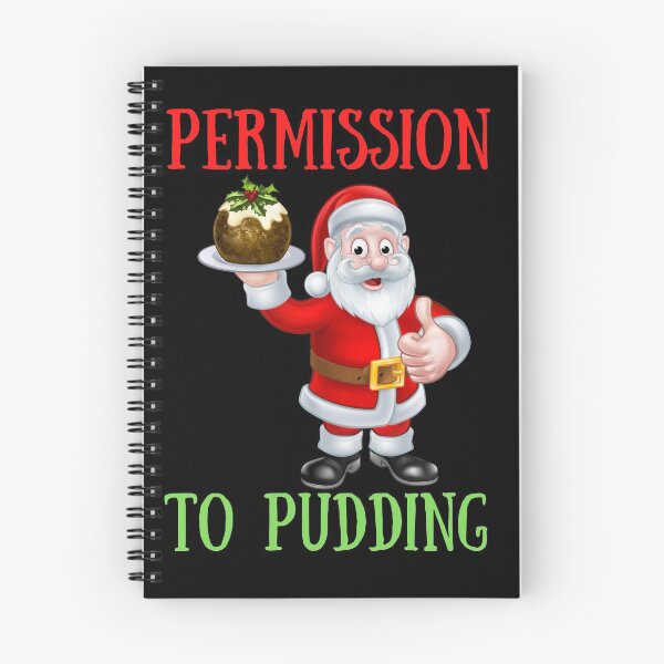 Item preview, Permission to Pudding - Funny | Witty Christmas pudding design designed and sold by HROC.