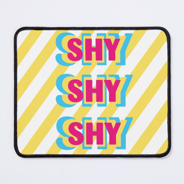 Item preview, Twice Shy Shy Shy | Cute Kpop Song Lyrics Typography designed and sold by mschubbybunny.