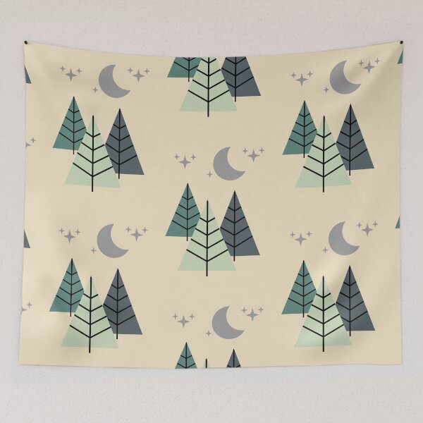 Item preview, Trees At Night designed and sold by cerenalkan.