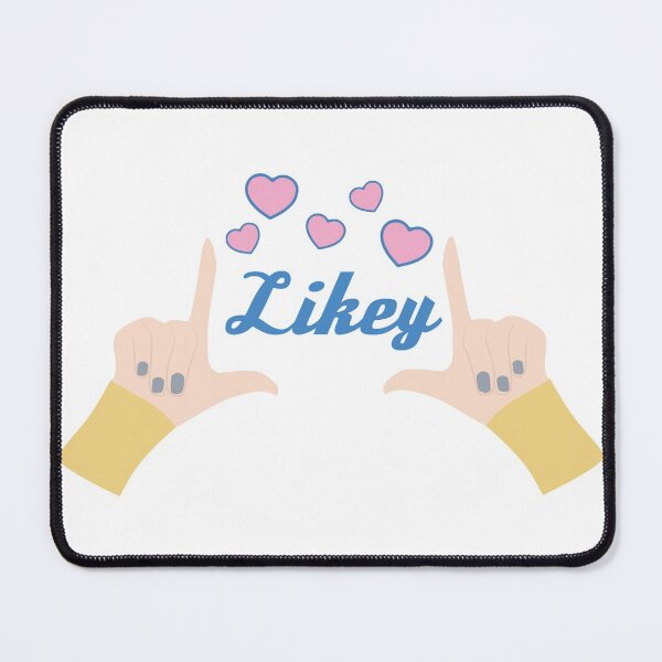 Item preview, Twice Likey | Cute Kpop Song Lyrics Typography designed and sold by mschubbybunny.