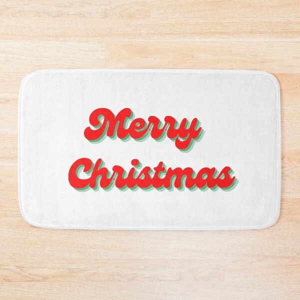 Item preview, Merry Christmas cursive writing typography  designed and sold by NikitaAg.