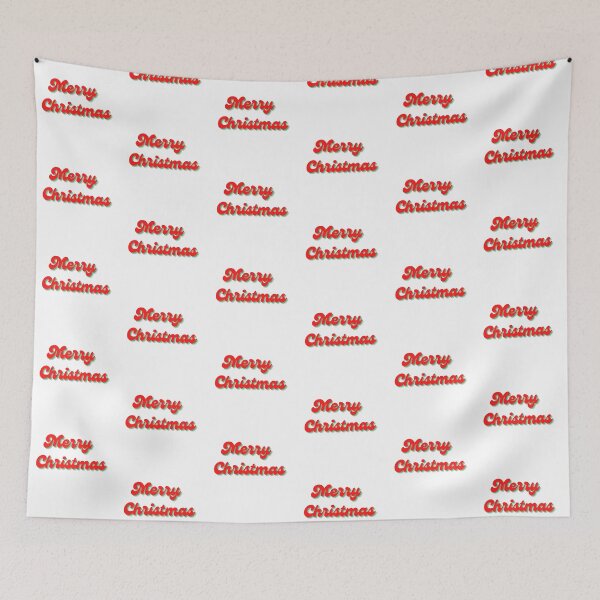 Item preview, Merry Christmas cursive writing typography  designed and sold by NikitaAg.