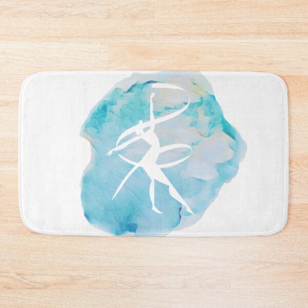 Item preview, Gymnast Silhouette Blue Explosion designed and sold by ShineAesthetic.