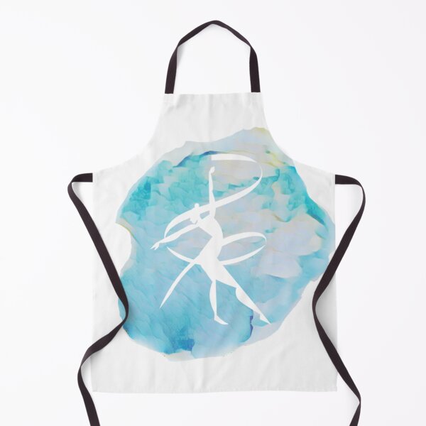 Item preview, Gymnast Silhouette Blue Explosion designed and sold by ShineAesthetic.