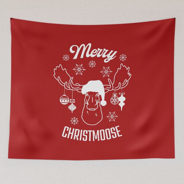 Item preview, Merry Christmoose, Funny Christmas Moose Pun, Christmas Pyjama Design designed and sold by Coralgb.