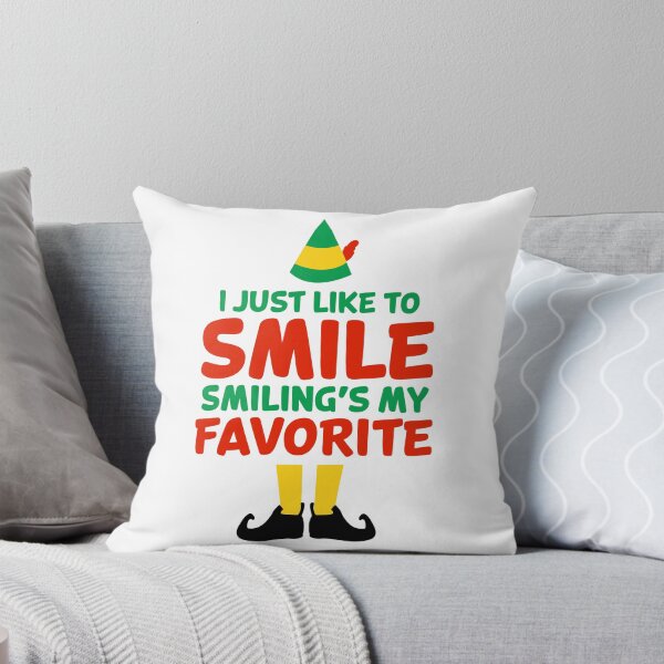 Item preview, I like to smile smilings my favorite - funny elf designed and sold by AllboutTeesigns.