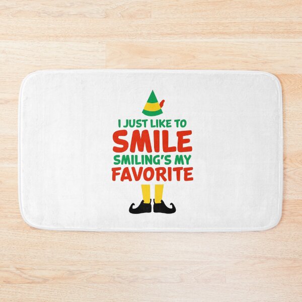 Item preview, I like to smile smilings my favorite - funny elf designed and sold by AllboutTeesigns.