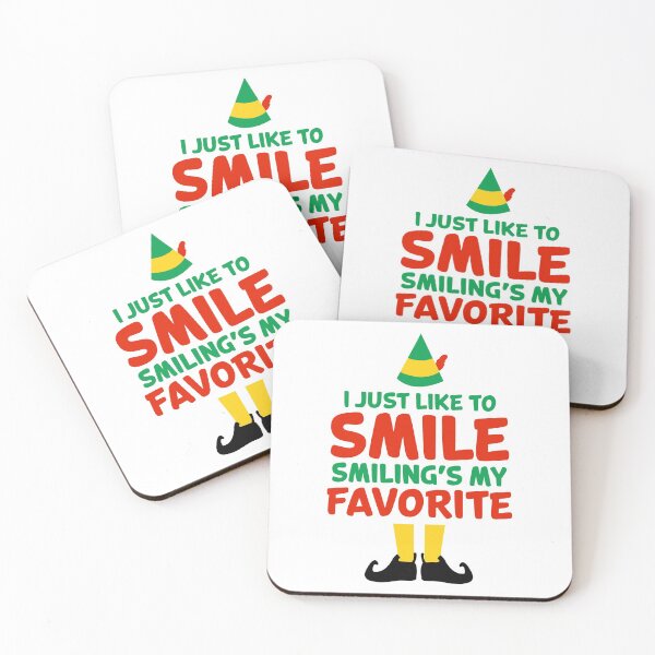Item preview, I like to smile smilings my favorite - funny elf designed and sold by AllboutTeesigns.