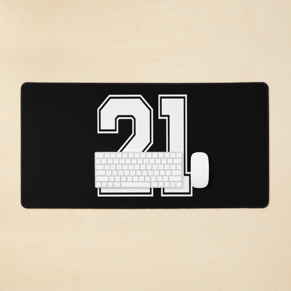 21 Classic Vintage Sport Jersey Number in Black Number on White Background  for American Football, Baseball or Basketball Stock Illustration -  Illustration of america, patriot: 140529873