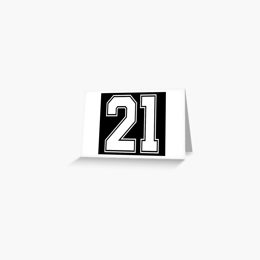 21 American Football Classic Vintage Sport Jersey Number for american  football, baseball or basketball 21 jersey number, 21 Jersey Number, 21  jersey