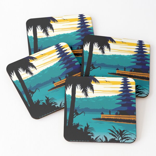Item preview, BALI : Tourism Indonesia Advertising Temple Print designed and sold by posterbobs.